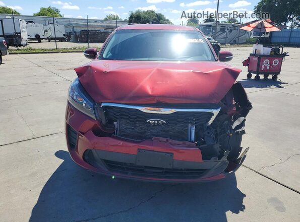 5XYPGDA57LG682403 2020 KIA SORENTO Burgundy Դիմացի տեսք