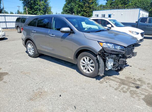 5XYPGDA58KG469877 2019 KIA SORENTO Gray Առջևի աջ