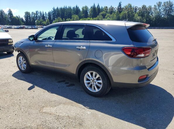 5XYPGDA58KG469877 2019 KIA SORENTO Gray Հետևի ձախ