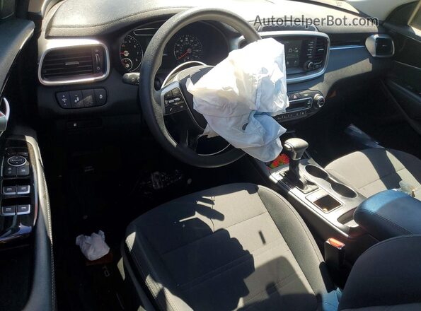 5XYPGDA58KG469877 2019 KIA SORENTO Gray Առջևի վահանակի տեսք