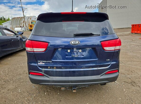5XYPGDA59GG186881 2016 KIA SORENTO Blue Vista trasera