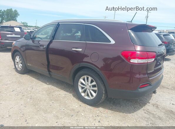 5XYPGDA59JG409184 2018 KIA SORENTO Maroon 