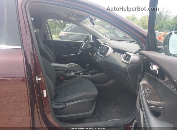 5XYPGDA59JG409184 2018 KIA SORENTO Maroon 