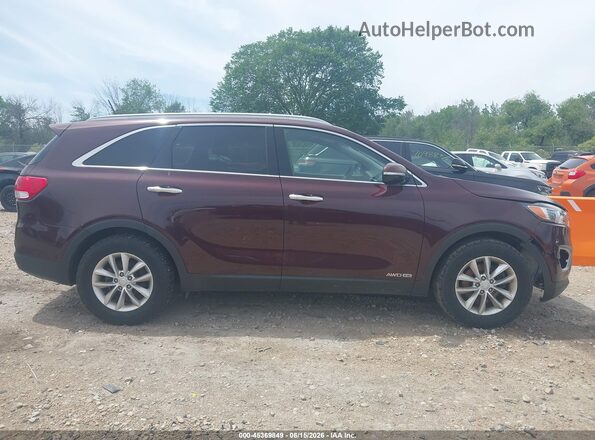 5XYPGDA59JG409184 2018 KIA SORENTO Maroon 