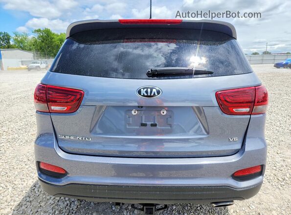 5XYPGDA5XLG678085 2020 KIA SORENTO Gray Rear view