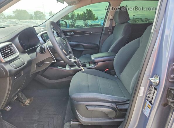 5XYPGDA5XLG678085 2020 KIA SORENTO Gray Front interior view
