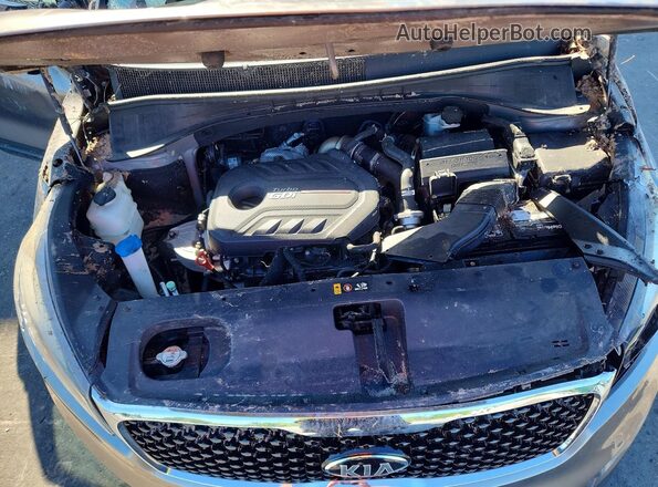 5XYPH4A12GG144806 2016 KIA SORENTO Gray 