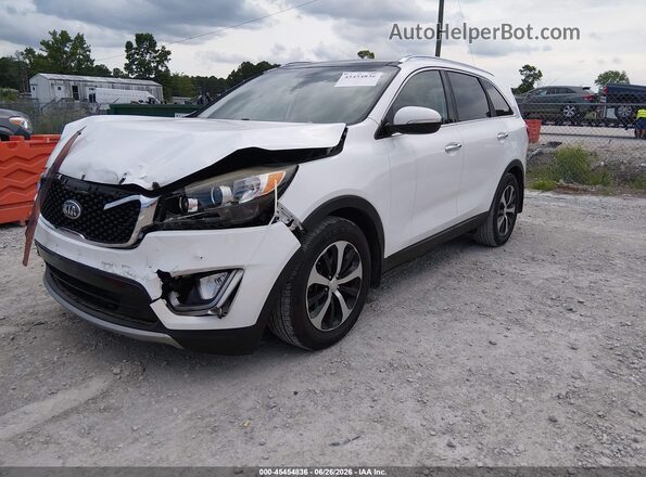 5XYPH4A15GG117132 2016 KIA SORENTO White Przód lewy