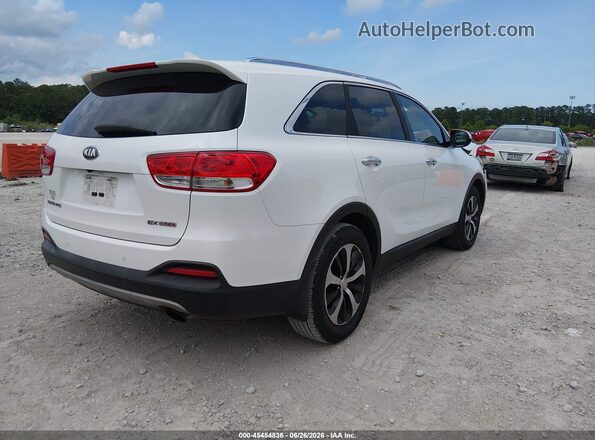 5XYPH4A15GG117132 2016 KIA SORENTO White Tył prawy
