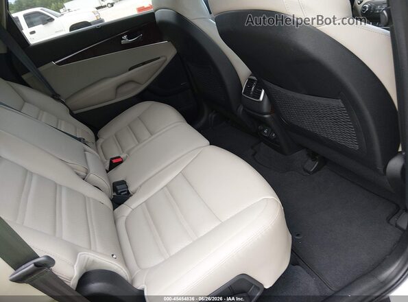 5XYPH4A15GG117132 2016 KIA SORENTO White Widok naklejki z numerem VIN