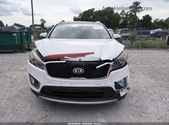 5XYPH4A15GG117132 2016 KIA SORENTO White Widok zestawu wskaźników