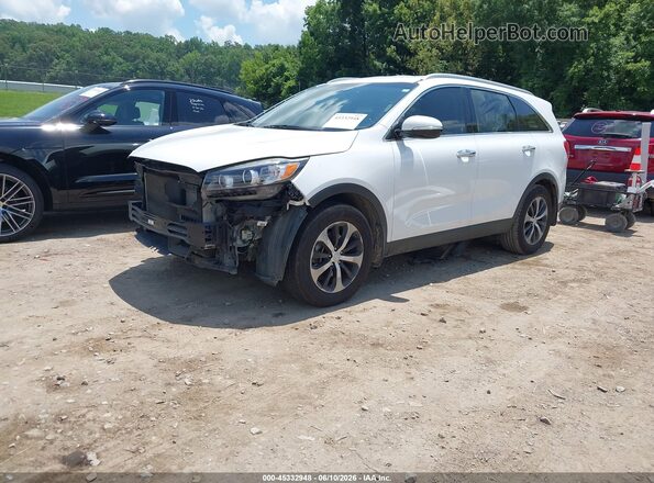 5XYPH4A15HG193712 2017 KIA SORENTO White Przód lewy