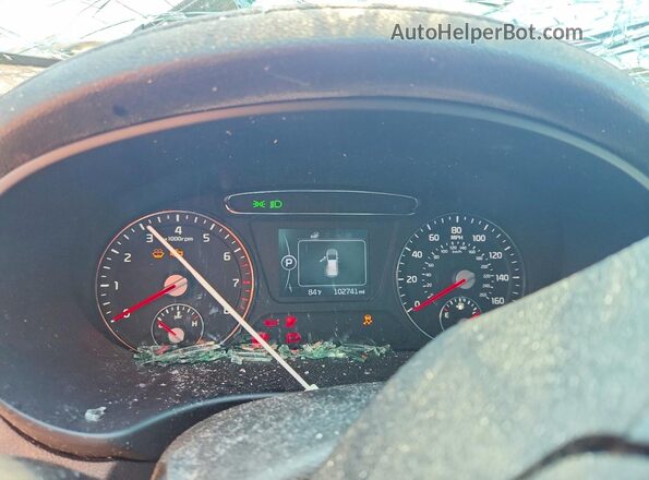 5XYPH4A1XGG024140 2016 KIA SORENTO Gray Սարքավորումների վահանակի տեսք