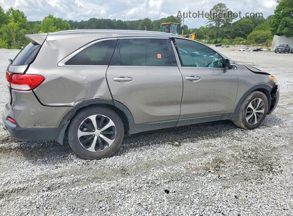 5XYPH4A1XGG024140 2016 KIA SORENTO Gray Հետևի աջ