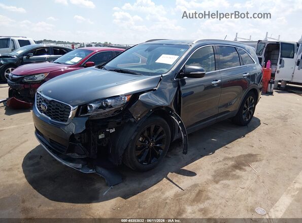 5XYPH4A50LG677136 2020 KIA SORENTO Gray Առջևի ձախ երեք քառորդ տեսարան