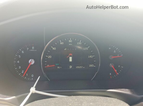 5XYPH4A52JG359063 2018 KIA SORENTO White Instrument cluster view