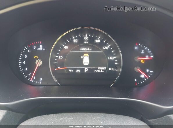 5XYPH4A52LG639715 2020 KIA SORENTO Black უკანა სავარძლების ხედი