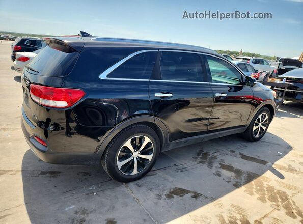 5XYPH4A53GG106584 2016 KIA SORENTO Black Հետևի աջ