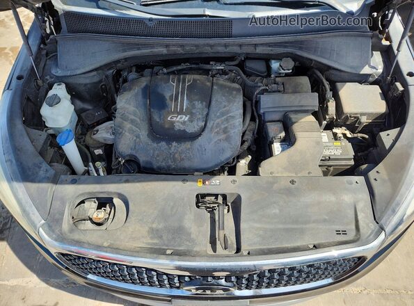 5XYPH4A53GG106584 2016 KIA SORENTO Black Սալոնի հետևի տեսք
