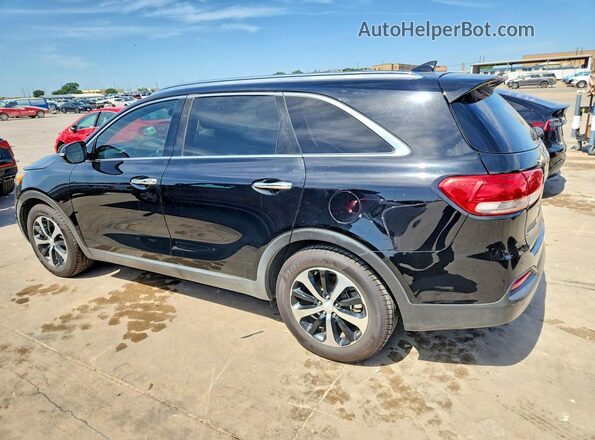 5XYPH4A53GG106584 2016 KIA SORENTO Black Հետևի ձախ