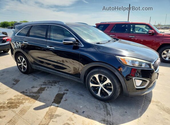 5XYPH4A53GG106584 2016 KIA SORENTO Black Առջևի աջ