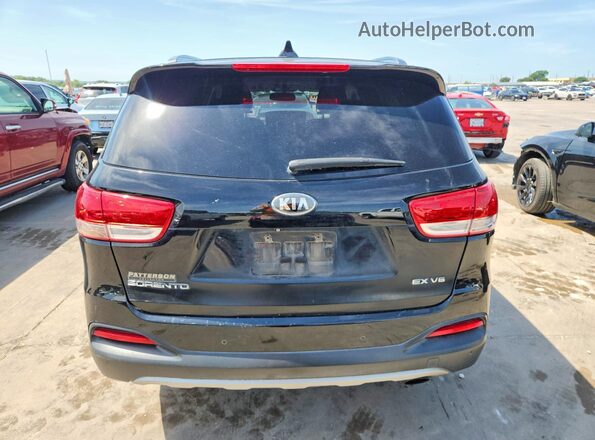 5XYPH4A53GG106584 2016 KIA SORENTO Black Հետևի տեսք