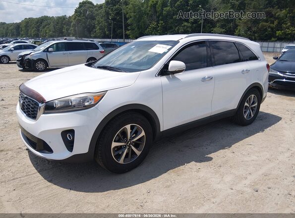 5XYPH4A54KG439174 2019 KIA SORENTO White Przód lewy