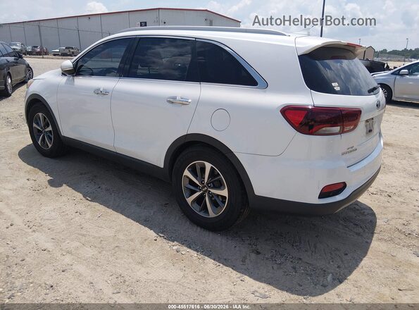 5XYPH4A54KG439174 2019 KIA SORENTO White Tył lewy