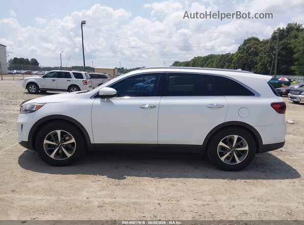 5XYPH4A54KG439174 2019 KIA SORENTO White Widok wnętrza 360 stopni
