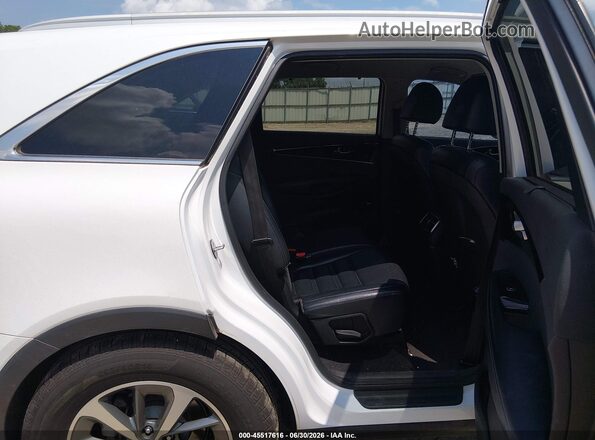 5XYPH4A54KG439174 2019 KIA SORENTO White Widok naklejki z numerem VIN