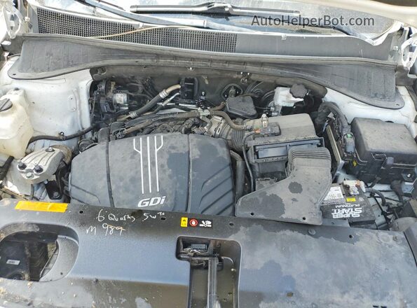 5XYPH4A55JG374012 2018 KIA SORENTO White Engine compartment view
