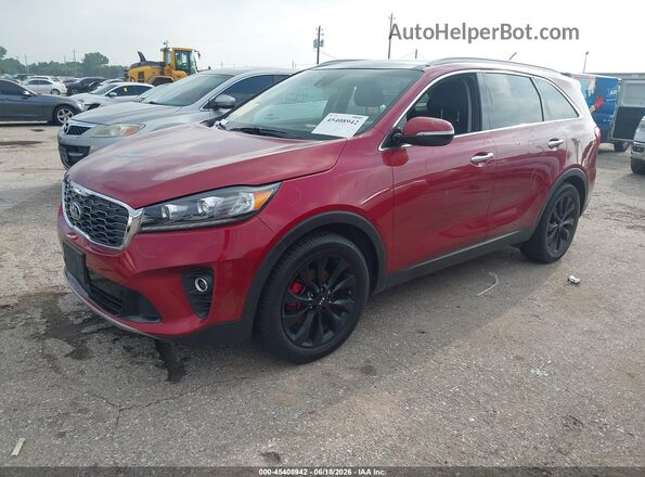 5XYPH4A55LG709644 2020 KIA SORENTO Red Przód lewy