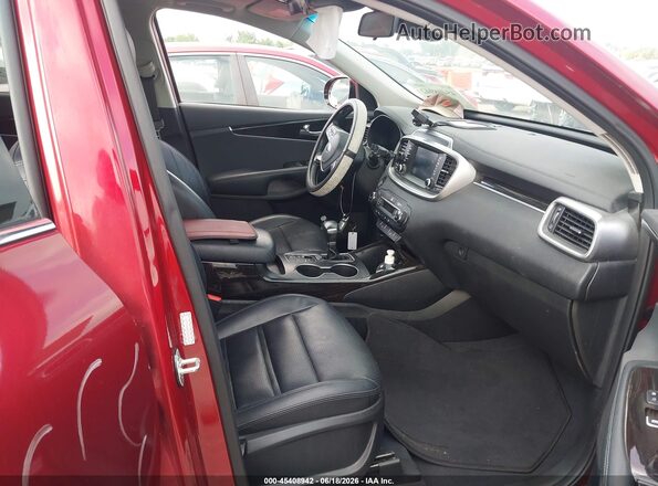 5XYPH4A55LG709644 2020 KIA SORENTO Red Widok wnętrza z przodu