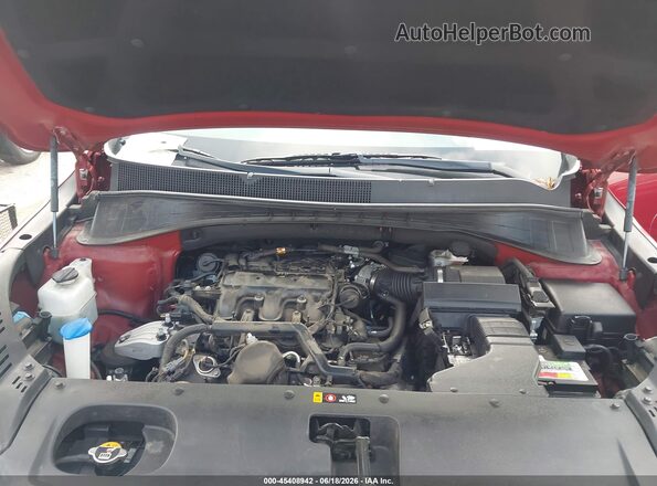 5XYPH4A55LG709644 2020 KIA SORENTO Red Widok z tyłu