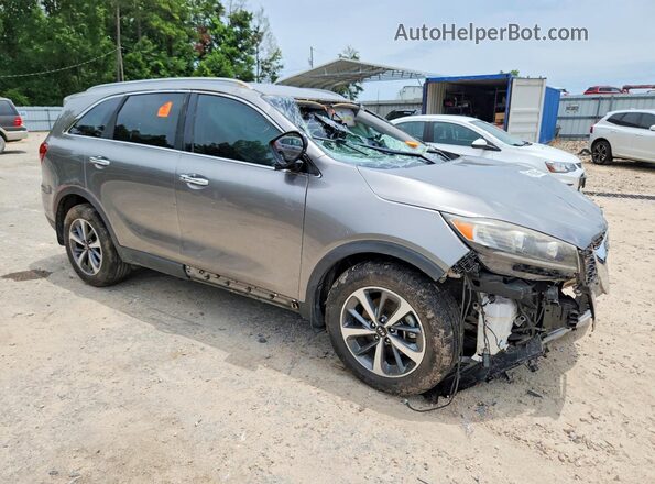 5XYPH4A57KG509072 2019 KIA SORENTO Gray 