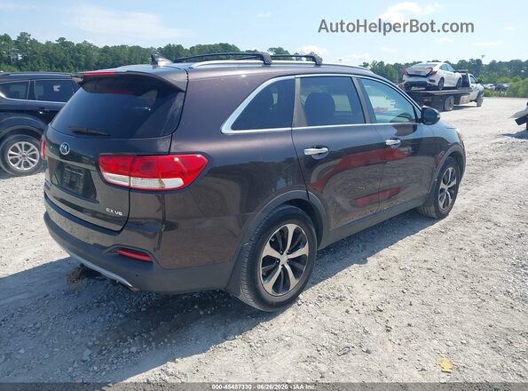 5XYPH4A58GG099826 2016 KIA SORENTO Brown Tył prawy