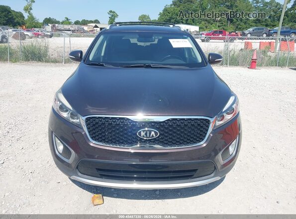 5XYPH4A58GG099826 2016 KIA SORENTO Brown Widok zestawu wskaźników