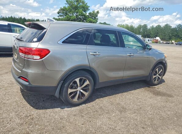 5XYPH4A59GG047363 2016 KIA SORENTO Серый Задняя правая четверть