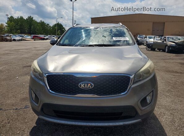 5XYPH4A59GG047363 2016 KIA SORENTO Серый Вид спереди
