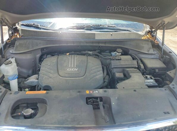 5XYPH4A59GG047363 2016 KIA SORENTO Серый Вид задней части салона