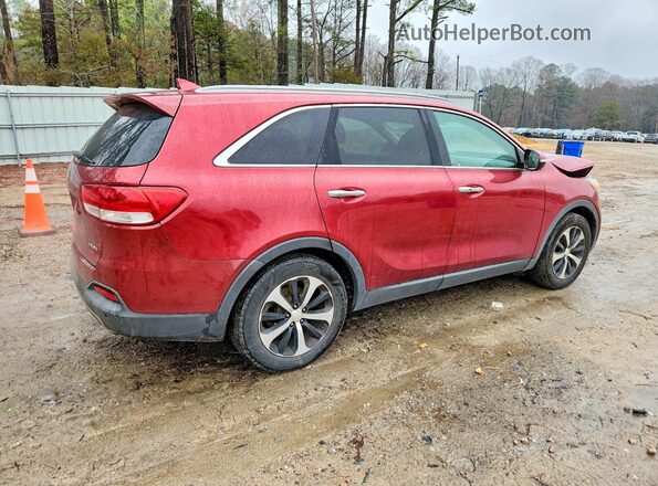 5XYPH4A59GG084462 2016 KIA SORENTO Red Rear right