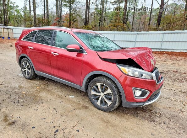 5XYPH4A59GG084462 2016 KIA SORENTO Red Front right