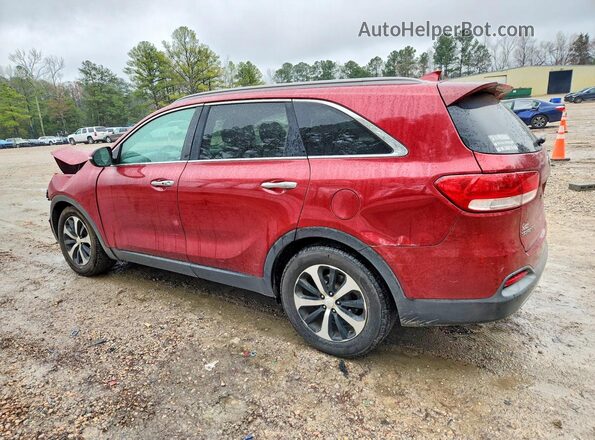 5XYPH4A59GG084462 2016 KIA SORENTO Red Rear left