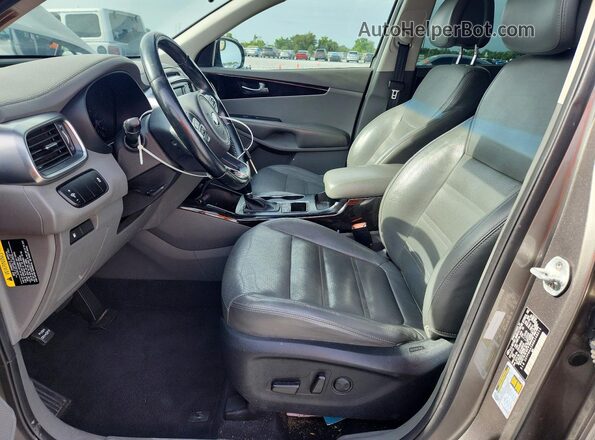 5XYPH4A59GG148211 2016 KIA SORENTO Gray 