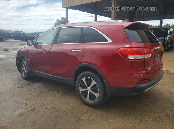 5XYPH4A5XHG320229 2017 KIA SORENTO Burgundy Tył lewy