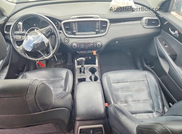 5XYPH4A5XJG407263 2018 KIA SORENTO Черный Вид панели приборов