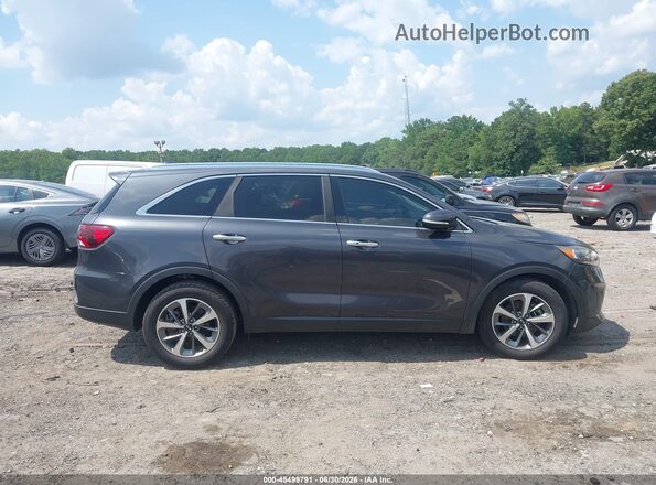 5XYPH4A5XKG467562 2019 KIA SORENTO Gray Սալոնի հետևի տեսք