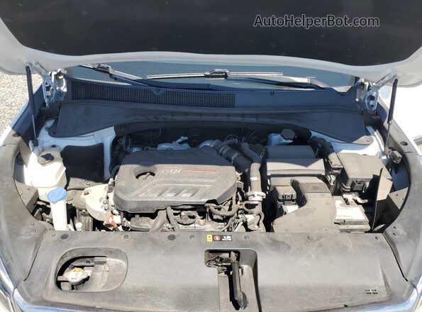 5XYPHDA10HG188823 2017 KIA SORENTO White ძრავის განყოფილების ხედი
