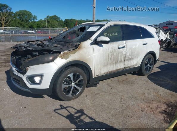 5XYPHDA13JG356993 2018 KIA SORENTO White Przód lewy