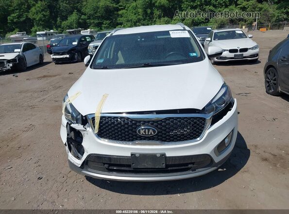 5XYPHDA14HG263054 2017 KIA SORENTO White Սարքավորումների վահանակի տեսք